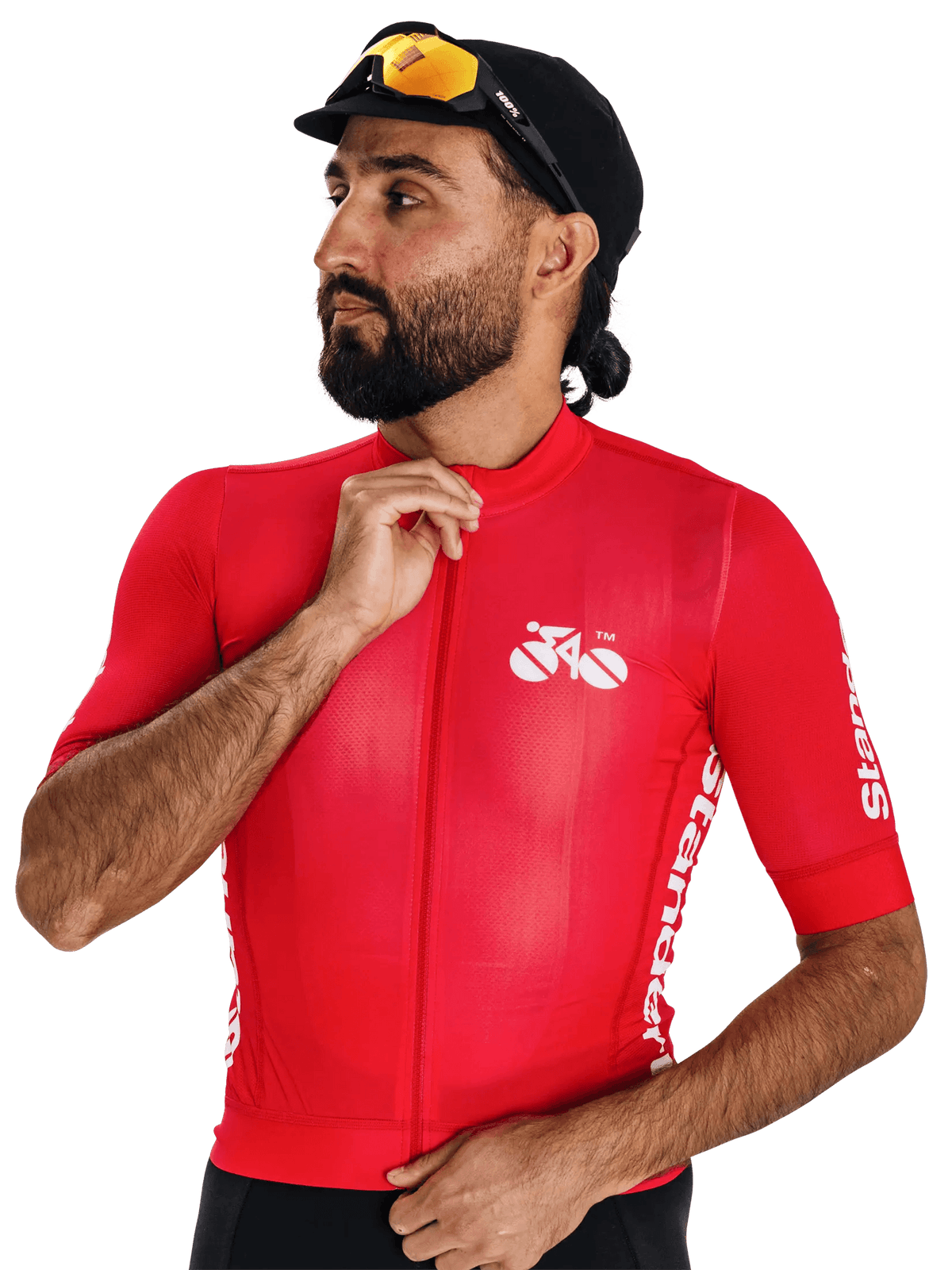 Standert Bikes cycling jersey red