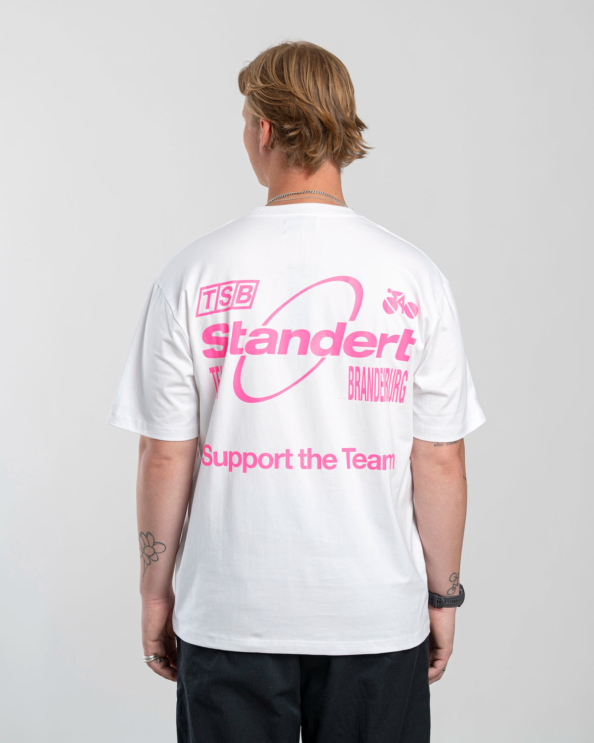 Standert Bikes Merch T-Shirt TSB Supporter White cover