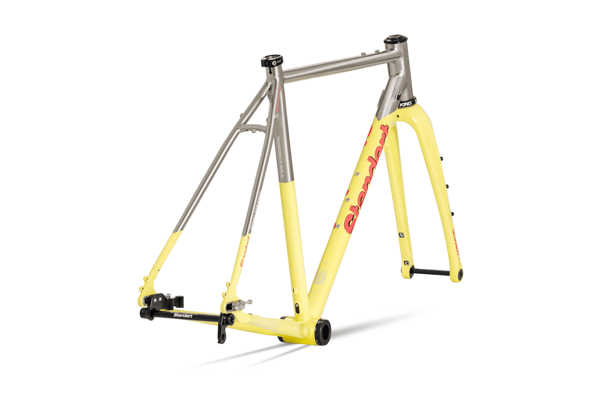 Erdgeschoss Stainless | Frameset | Yeah! Yellow - Standert Bicycles