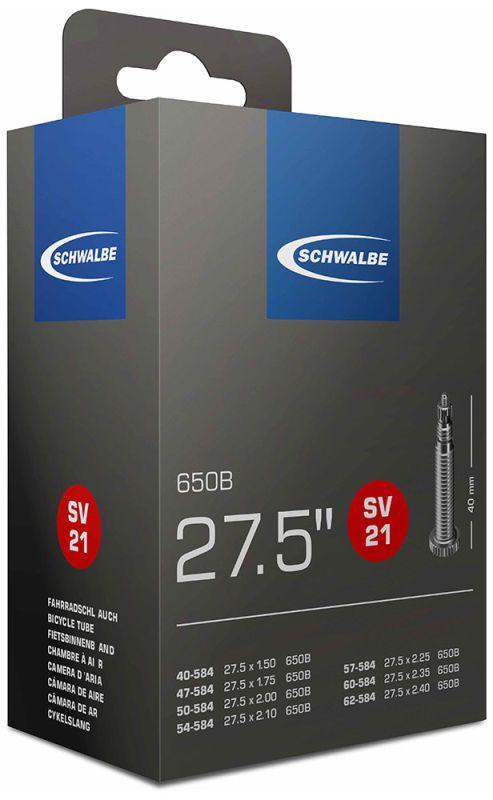 Schwalbe Innertube SV 21, 650B, 40-62, SV, 40mm