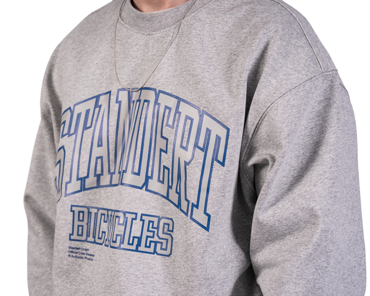 Standert Crewneck Sweater | Grey | Athletic Logo